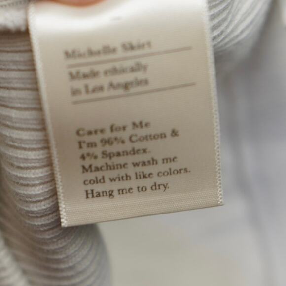 Womn Ribbed Pencil Michelle Skirt White Womens Size XS - Picture 7 of 7